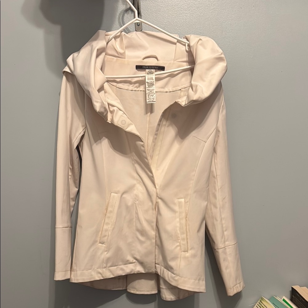 Women's Cream Hooded Jacket